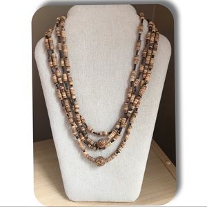 Vintage Boho Beaded Necklace